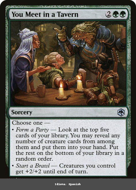 You Meet in a Tavern - Spanish - Spanish