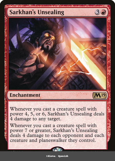 Sarkhan's Unsealing - Regular - Spanish