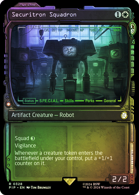 Securitron Squadron - (Showcase) - Foil