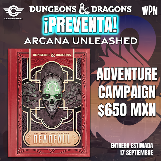 PREVENTA D&D Arcane Unleashed Adventure Campaign Alt Cover