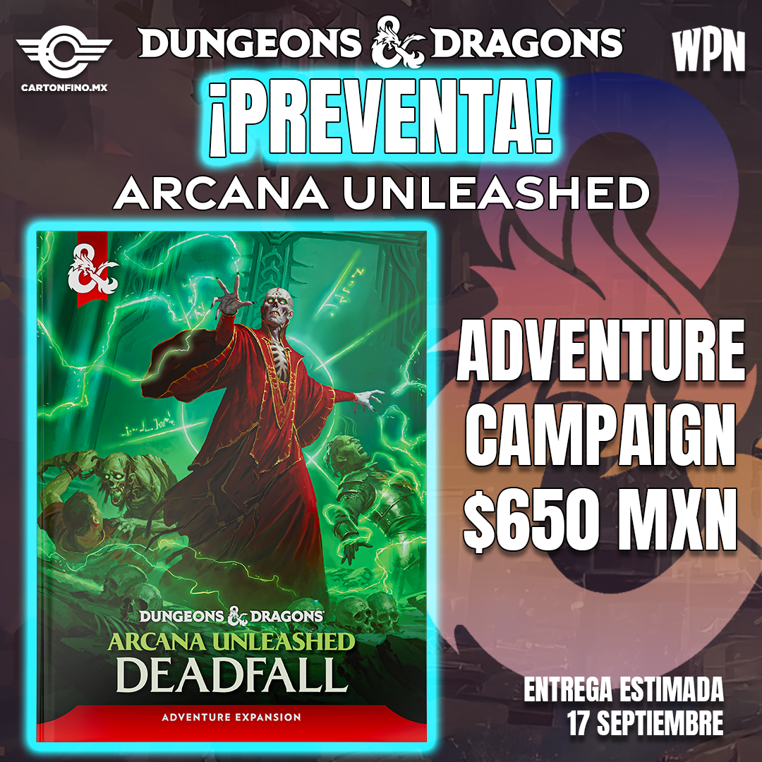 PREVENTA D&D Arcane Unleashed Adventure Campaign