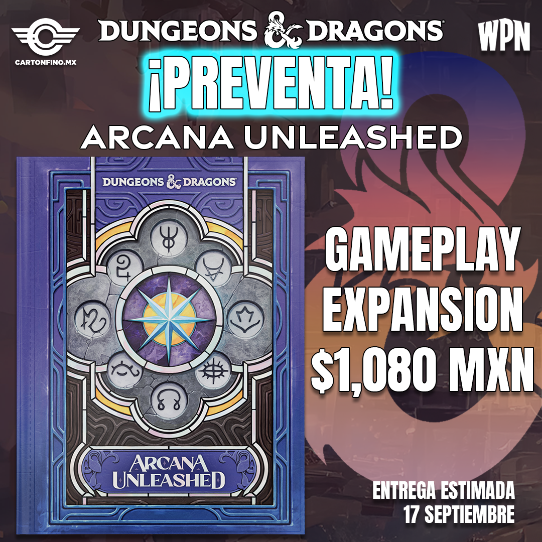 PREVENTA D&D Arcane Unleashed Gameplay Expansion Alt Cover