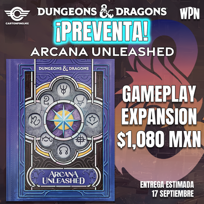 PREVENTA D&D Arcane Unleashed Gameplay Expansion Alt Cover
