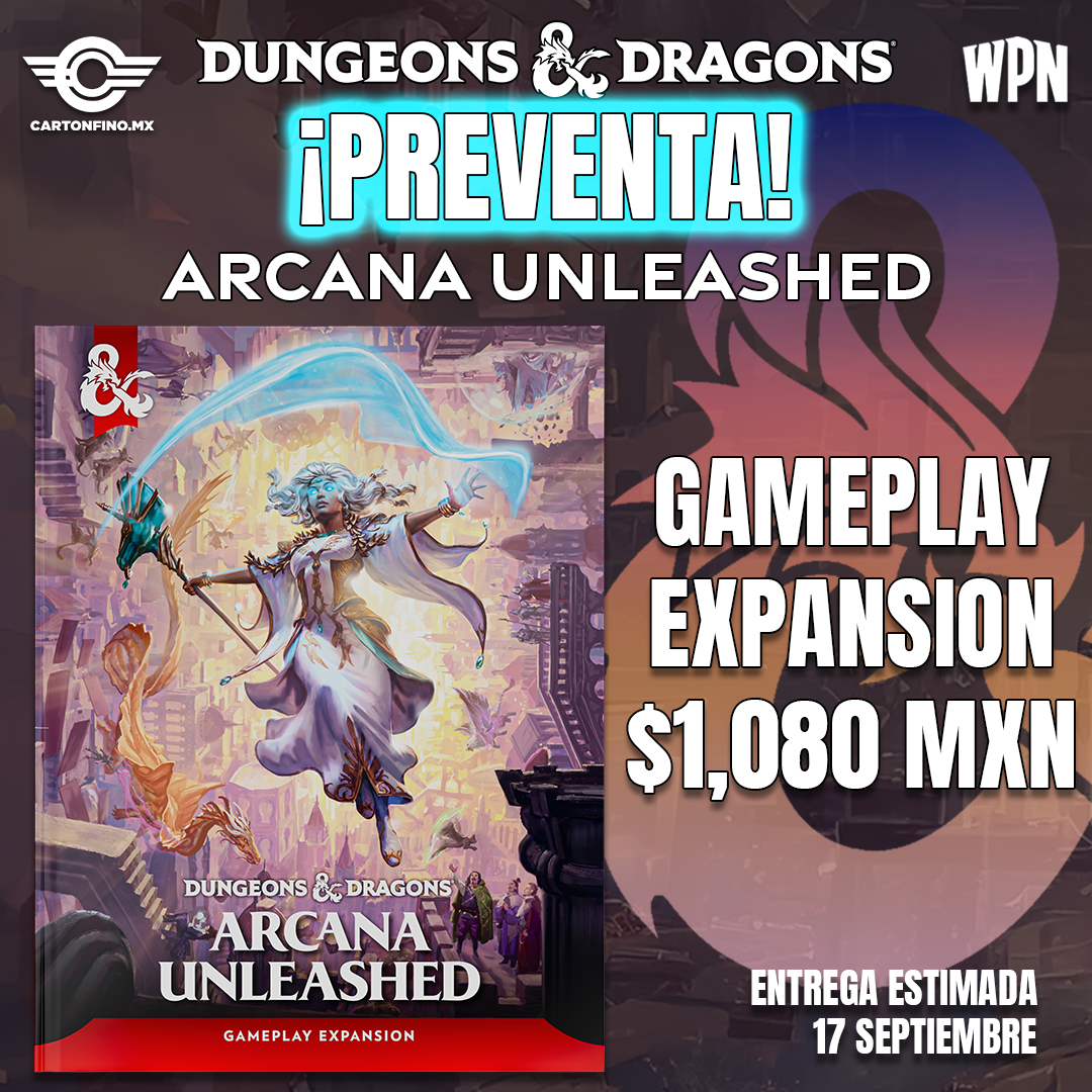 PREVENTA D&D Arcane Unleashed Gameplay Expansion