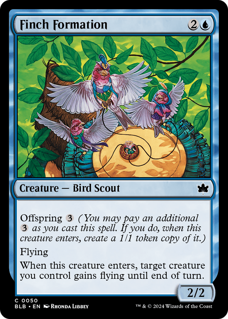 Finch Formation Foil