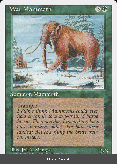 War Mammoth - Regular - Spanish
