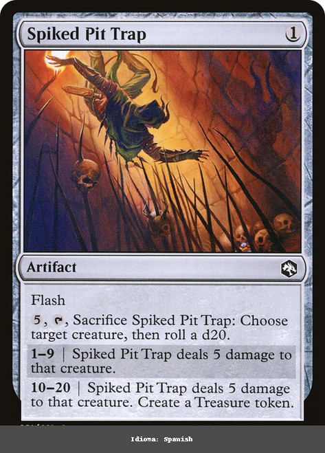 Spiked Pit Trap - Regular - Spanish