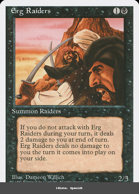 Erg Raiders - Regular - Spanish