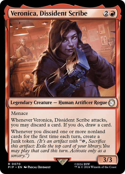 Veronica, Dissident Scribe Foil