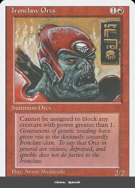 Ironclaw Orcs - Regular - Spanish