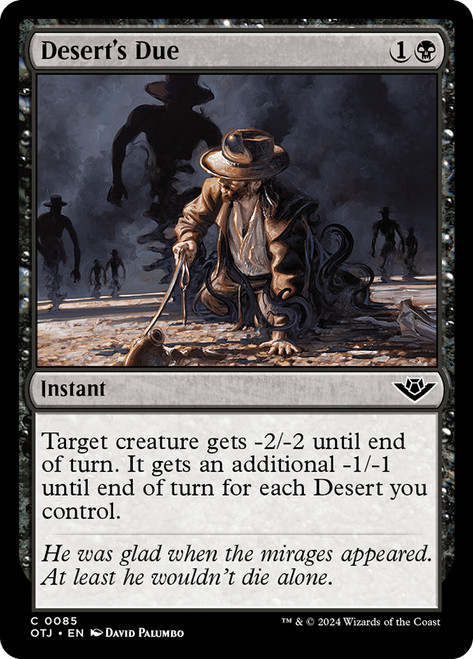 Desert's Due - Regular