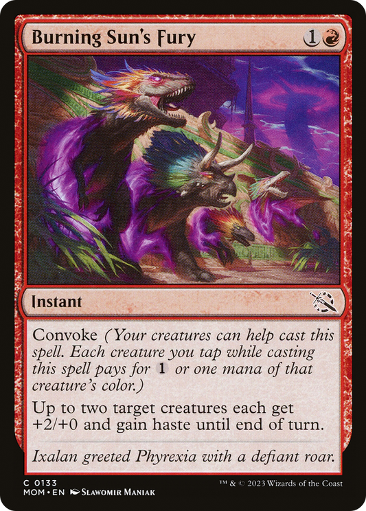 Burning Sun's Fury