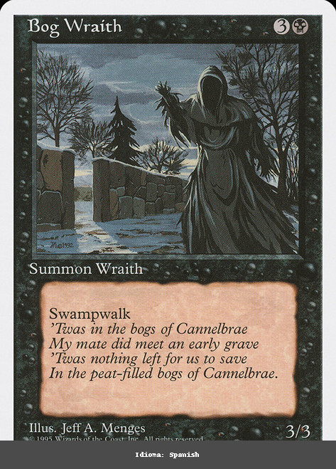 Bog Wraith - Regular - Spanish