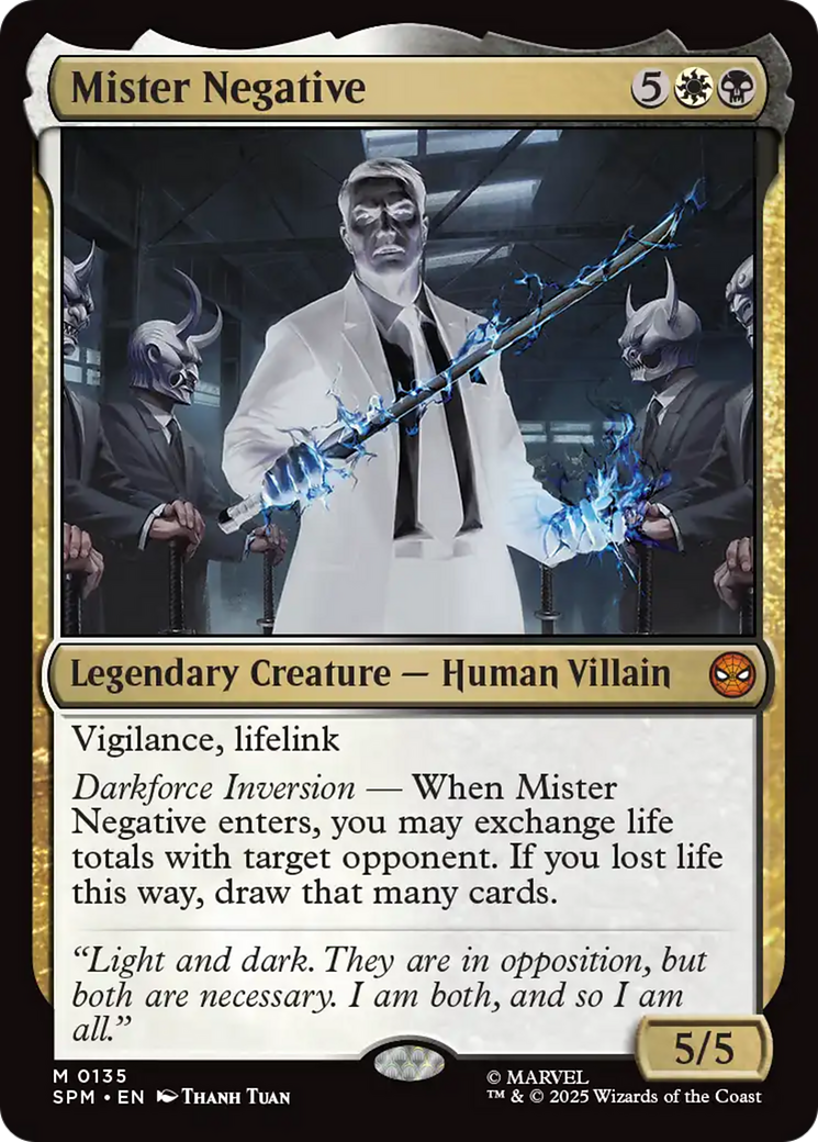 Mister Negative Foil