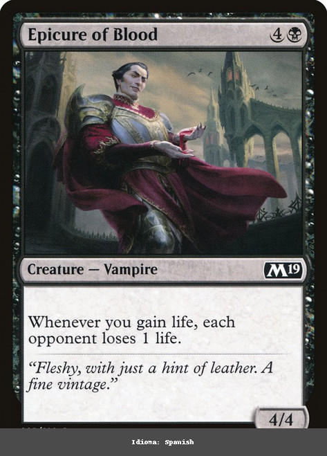 Epicure of Blood - Spanish - Spanish