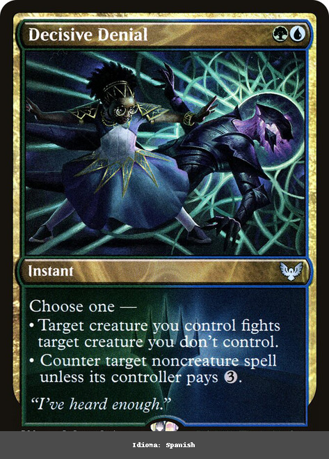 Decisive Denial - (Promo Pack) (Strixhaven: School of Mages) - Spanish