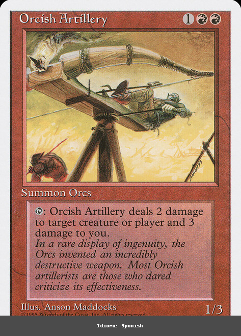 Orcish Artillery - Regular - Spanish