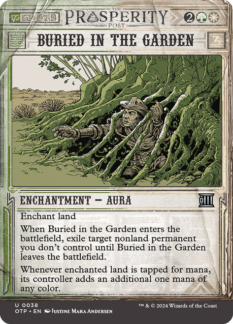 Buried in the Garden - Borderless