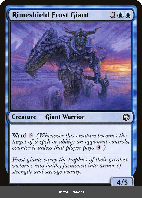 Rimeshield Frost Giant - Spanish - Spanish
