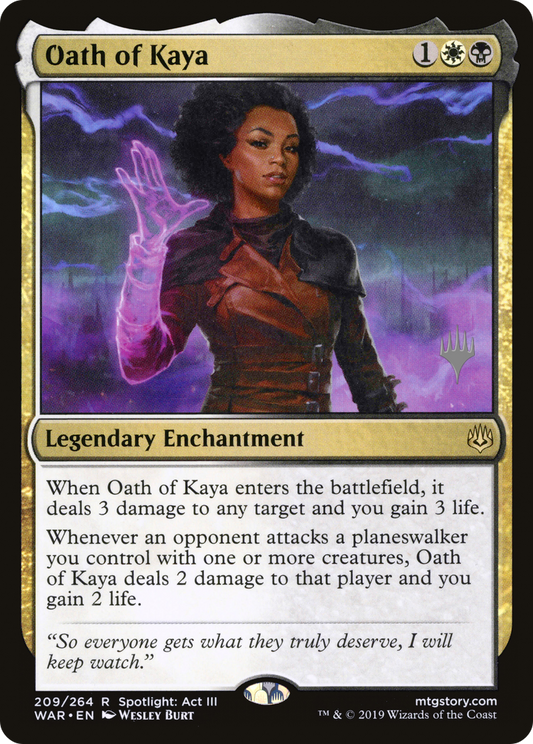 Oath of Kaya Foil