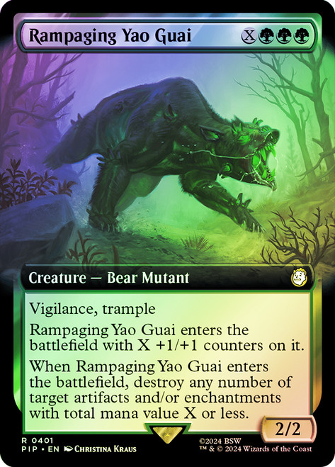 Rampaging Yao Guai - (Extended Art) - Foil