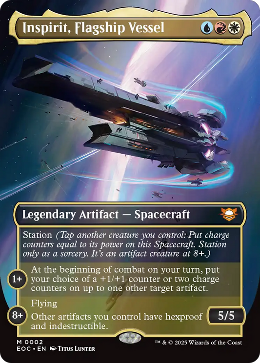 Inspirit, Flagship Vessel (Borderless) Foil