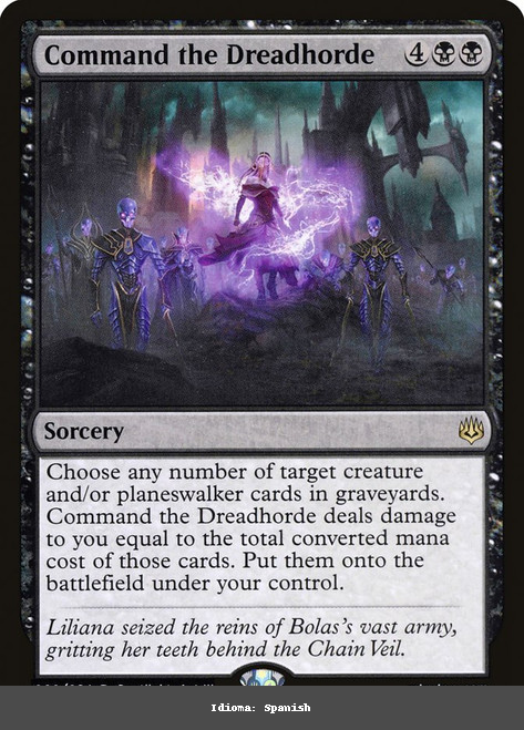 Command the Dreadhorde - Regular - Spanish