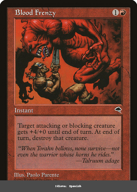 Blood Frenzy - Regular - Spanish