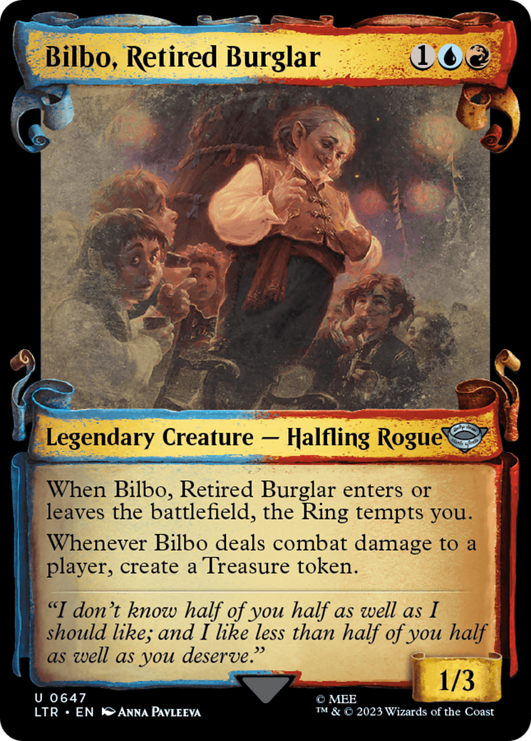 Bilbo, Retired Burglar Foil