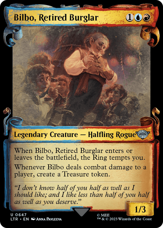 Bilbo, Retired Burglar Foil