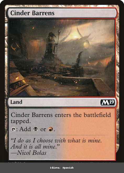 Cinder Barrens - Spanish - Spanish