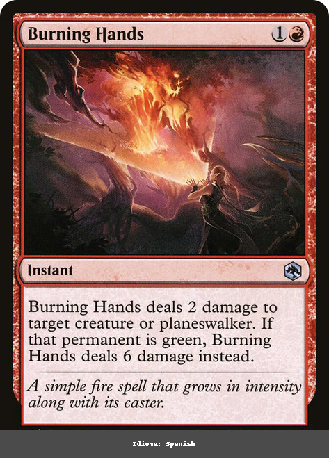 Burning Hands - Spanish - Spanish