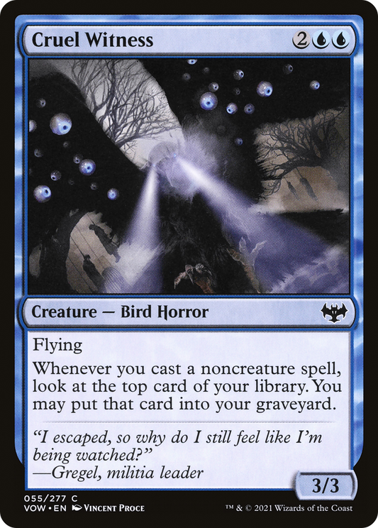 Cruel Witness Foil