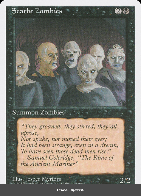 Scathe Zombies - Regular - Spanish