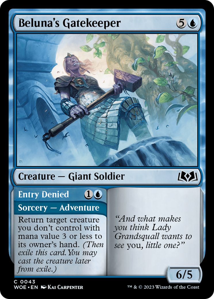 Beluna's Gatekeeper // Entry Denied Foil