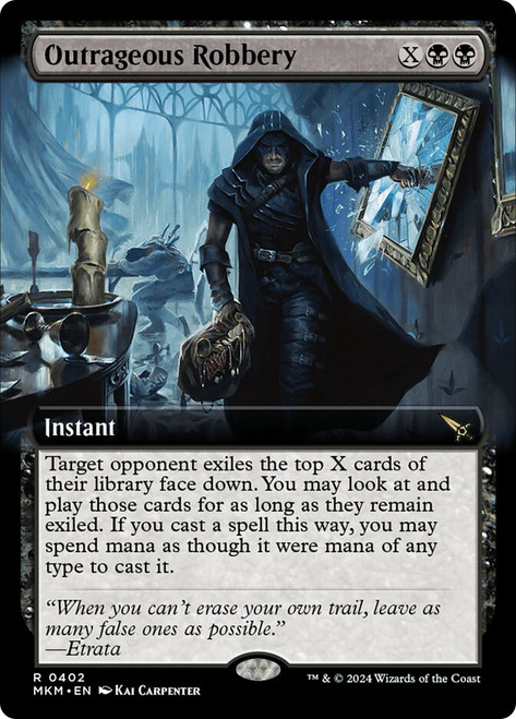 Outrageous Robbery - (Extended Art)