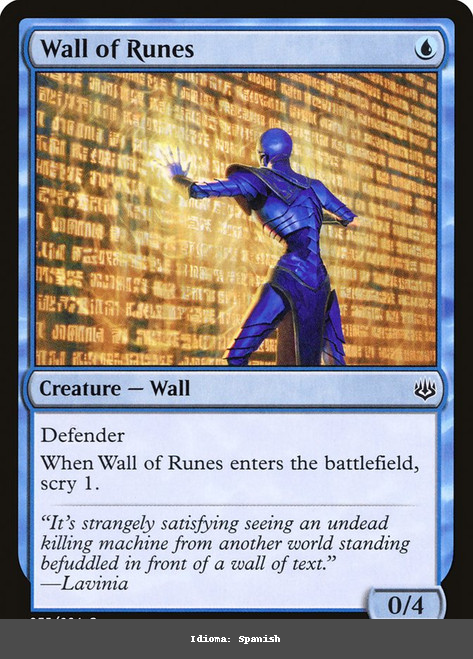 Wall of Runes - Spanish - Spanish
