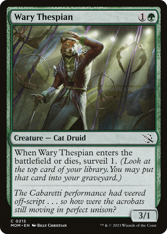 Wary Thespian Foil