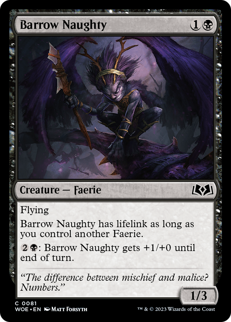 Barrow Naughty Foil