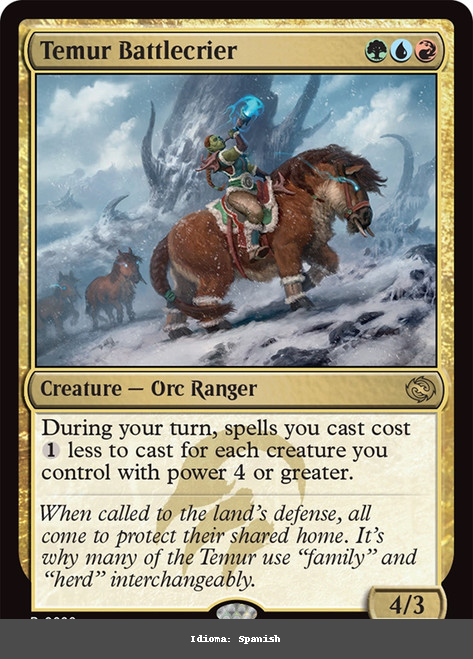 Temur Battlecrier - Regular - Spanish