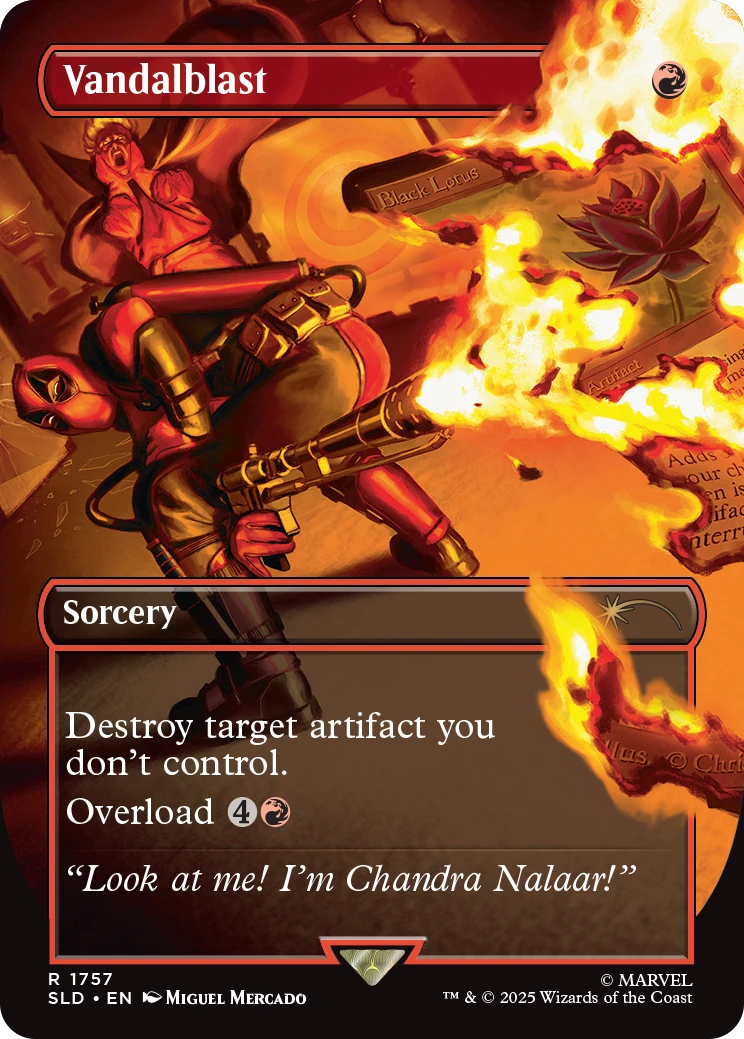 Secret Lair x Deadpool No Foil