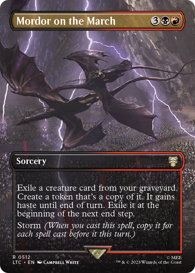 Mordor on the March (Borderless) Foil