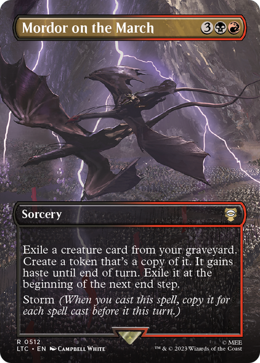 Mordor on the March (Borderless) Foil