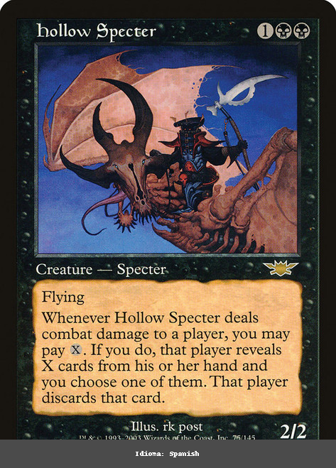 Hollow Specter - Regular - Spanish
