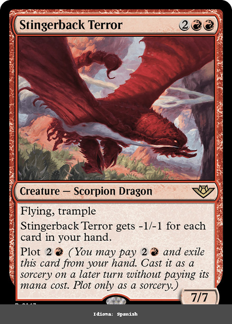 Stingerback Terror - Regular - Spanish