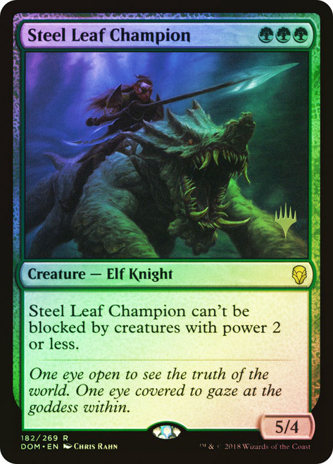 Steel Leaf Champion - (Promo Pack) (Dominaria) - Foil