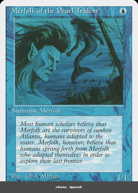 Merfolk of the Pearl Trident - Regular - Spanish