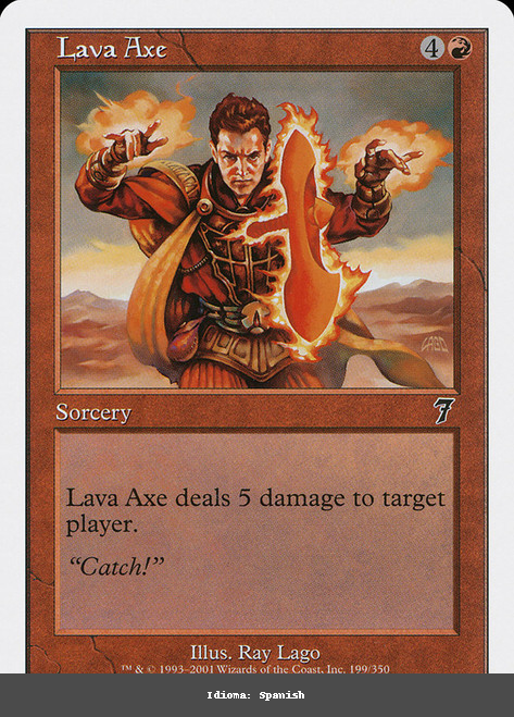 Lava Axe - Regular - Spanish