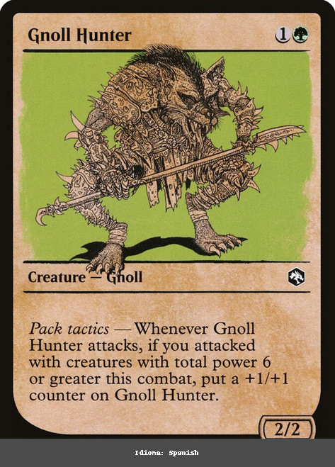 Gnoll Hunter - (Showcase) - Spanish