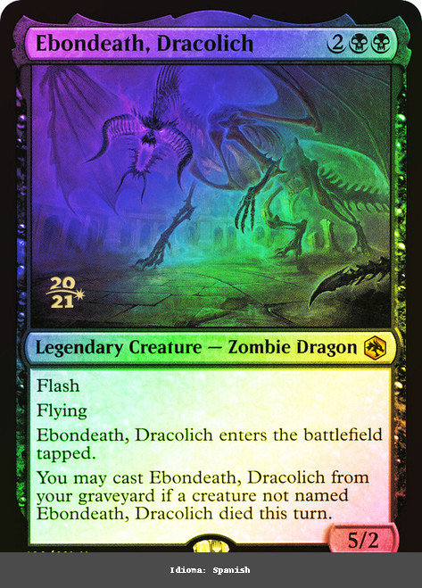 Ebondeath, Dracolich - Regular - Spanish